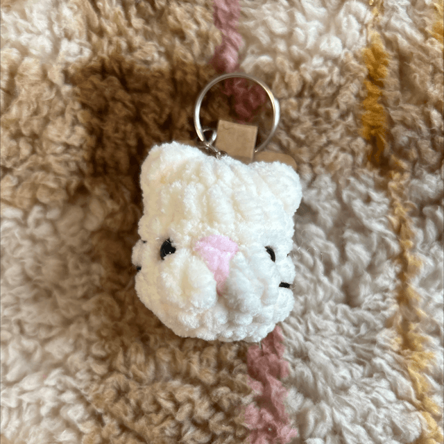 Porte-clés Tête de Chat