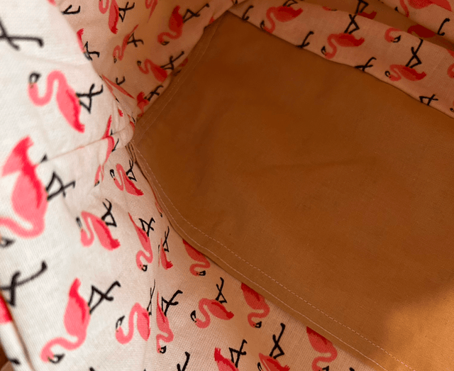 Tote bag Flamant Rose