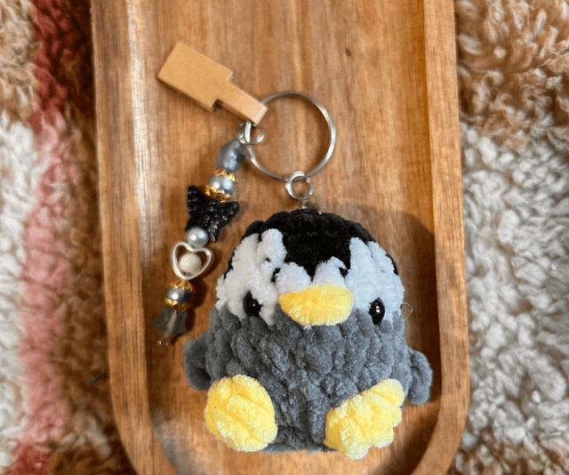 Grigri pingouin noir